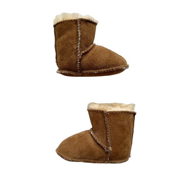 Minnetonka Shearling Booties Size 1 - Picture 3 of 5